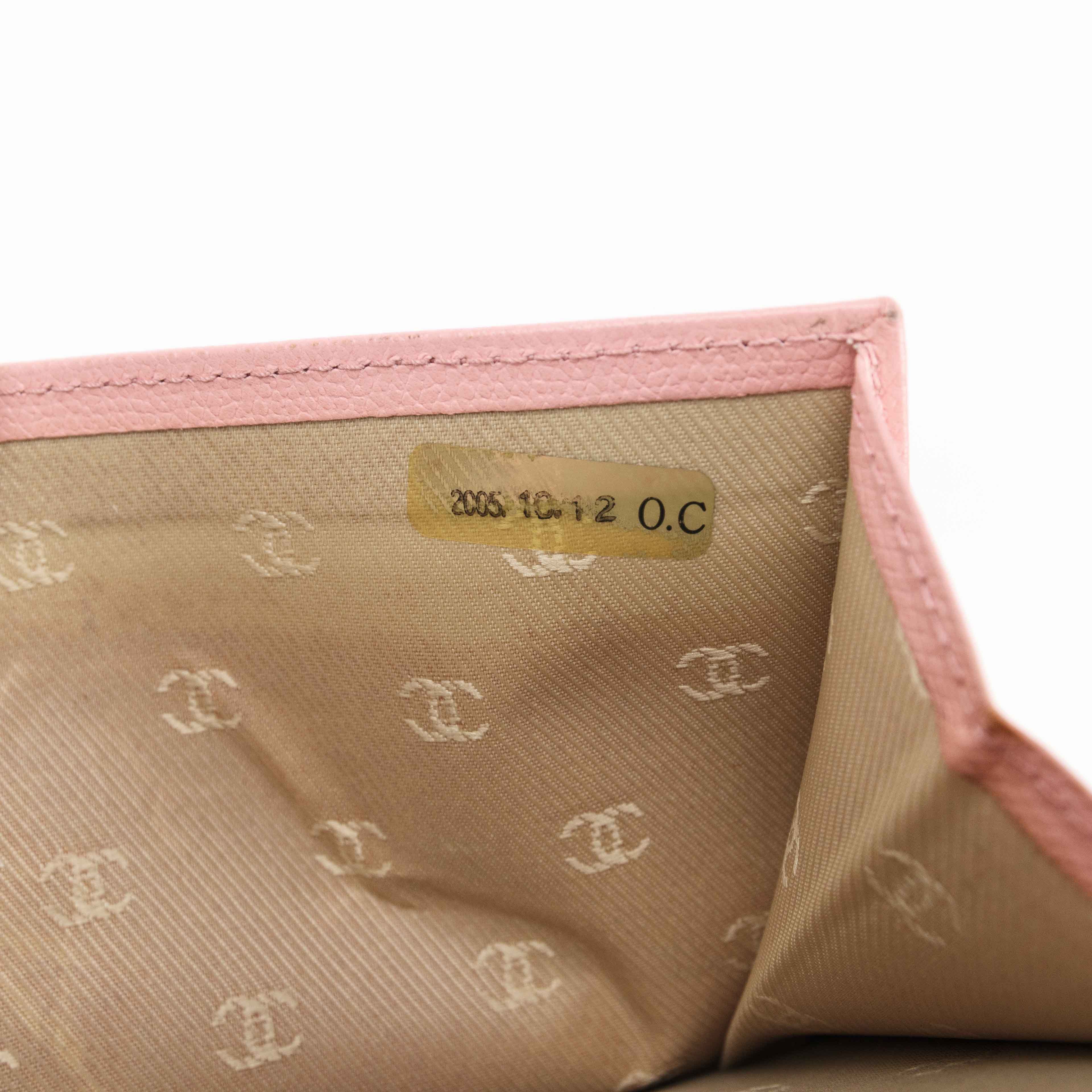 Chanel Chanel Classic Flap Long Wallet in Pink Caviar Leather Size ONE SIZE - 21 Thumbnail