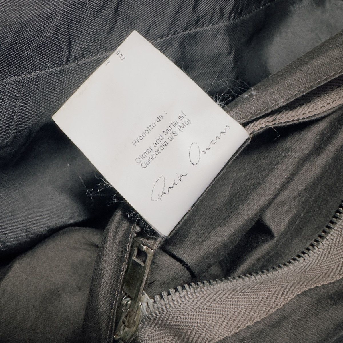 Rick Owens SAMPLE Campioni Rick Owens Bitter Hybrid Leather Jacket Size US S / EU 44-46 / 1 - 19 Thumbnail