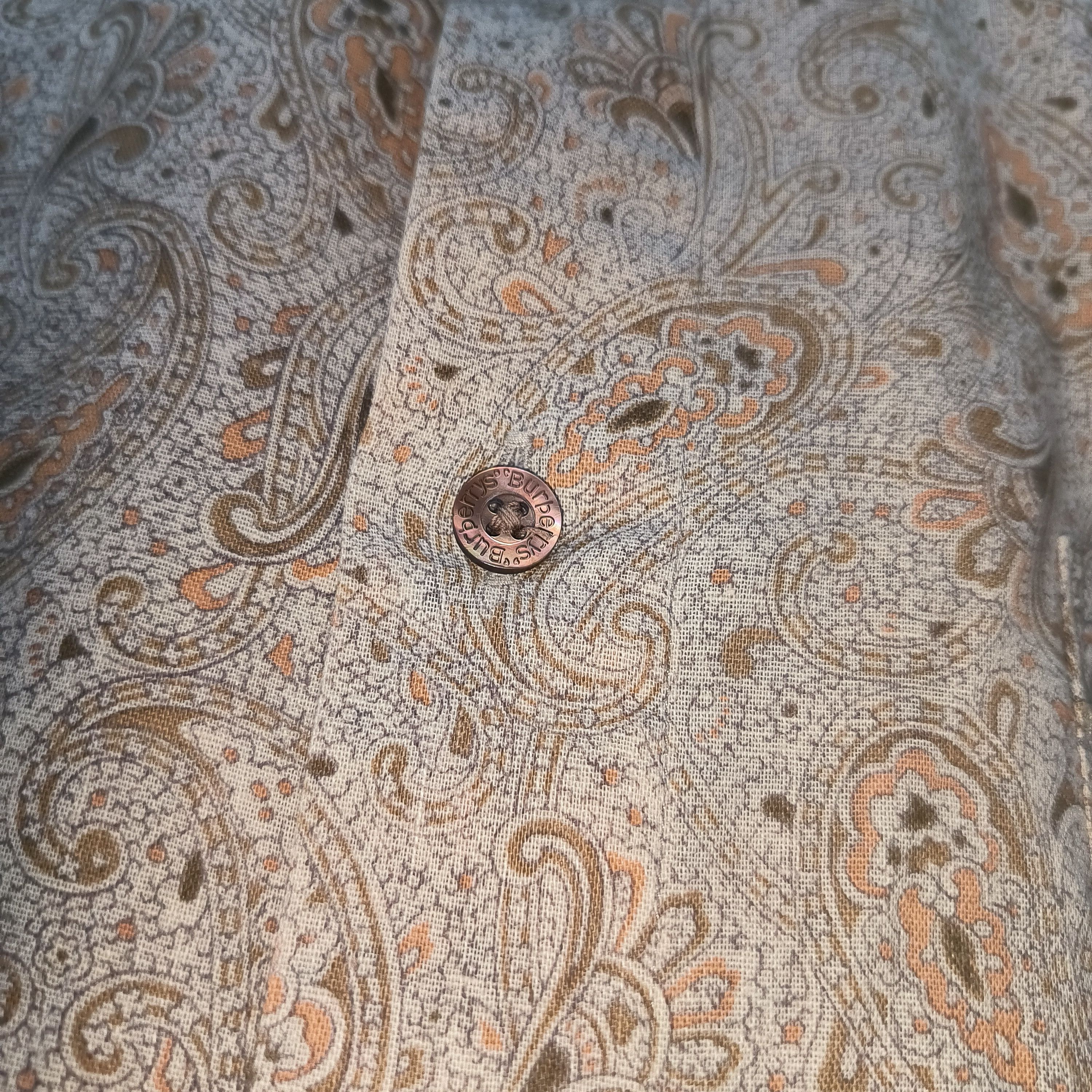 Burberry × Vintage Vintage Burberrys Paisley Bandana Shirts Size US L / EU 52-54 / 3 - 4 Thumbnail