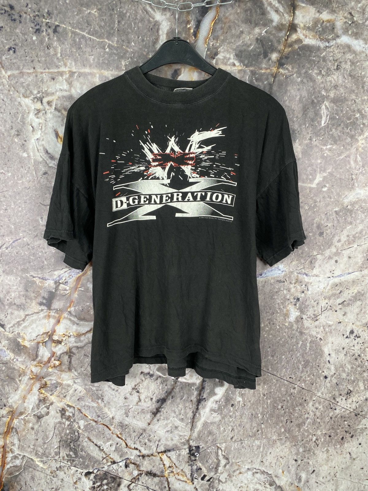 Men’s DX D-Generation T-Shirt Wrestling 1998 Vintage HBK
