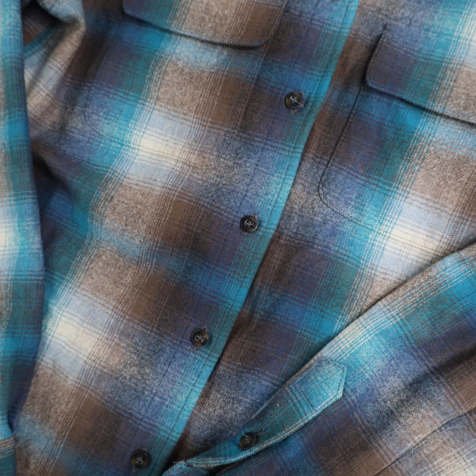 Pendleton Pendleton Shadow Plaid Wool Flannel Button Up Shirt Size S / US 4 / IT 40 - 5 Thumbnail