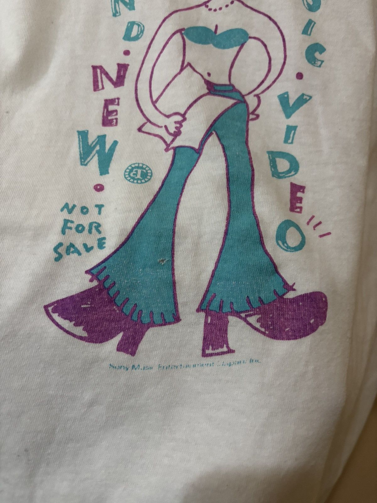 Band Tees Vintage 80’s Sub Pop Sony Music Promo NFS Tshirt Size US L / EU 52-54 / 3 - 3 Thumbnail