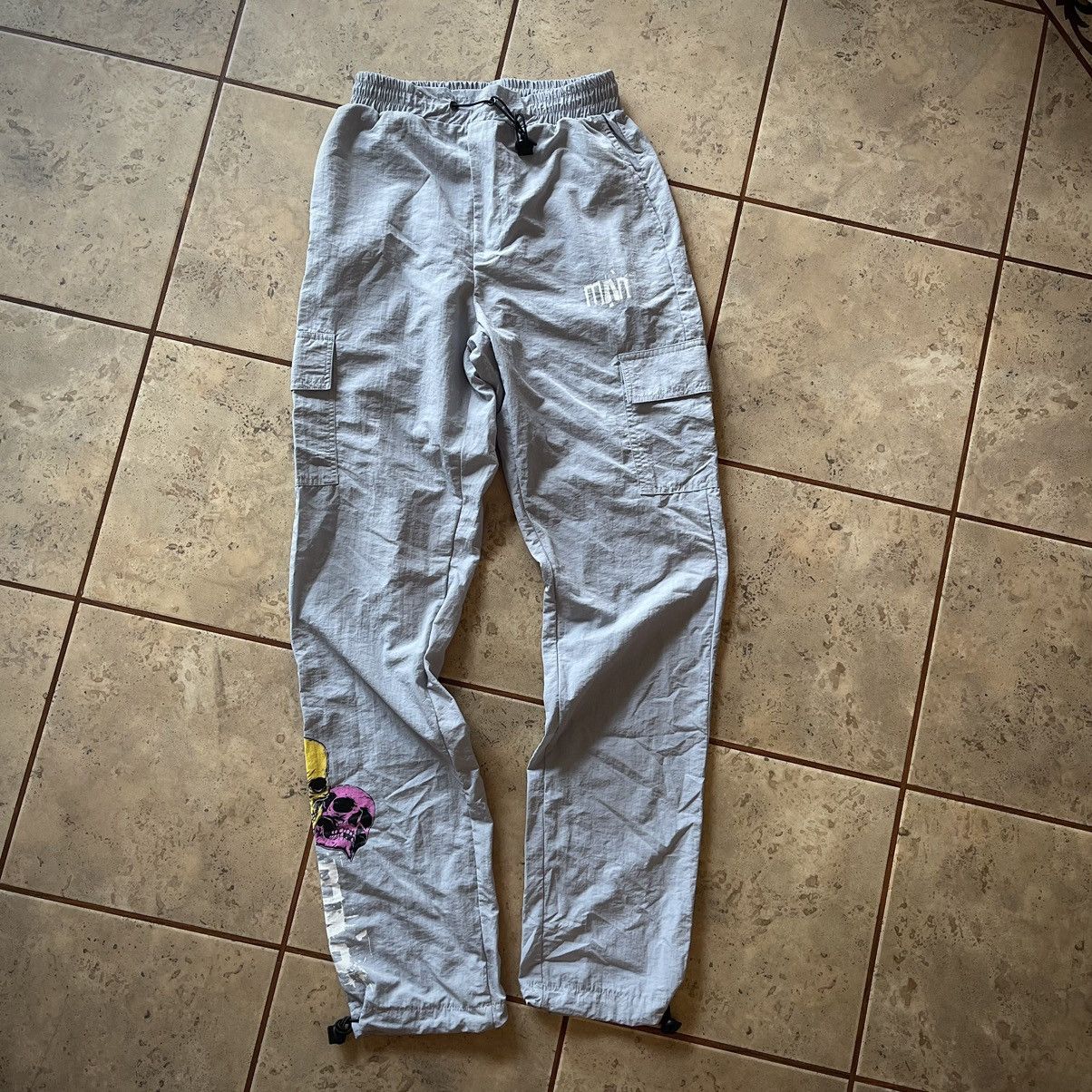 Japanese Brand Light Grey Skull Parachute Pant Size US 30 / EU 46 - 1 Thumbnail