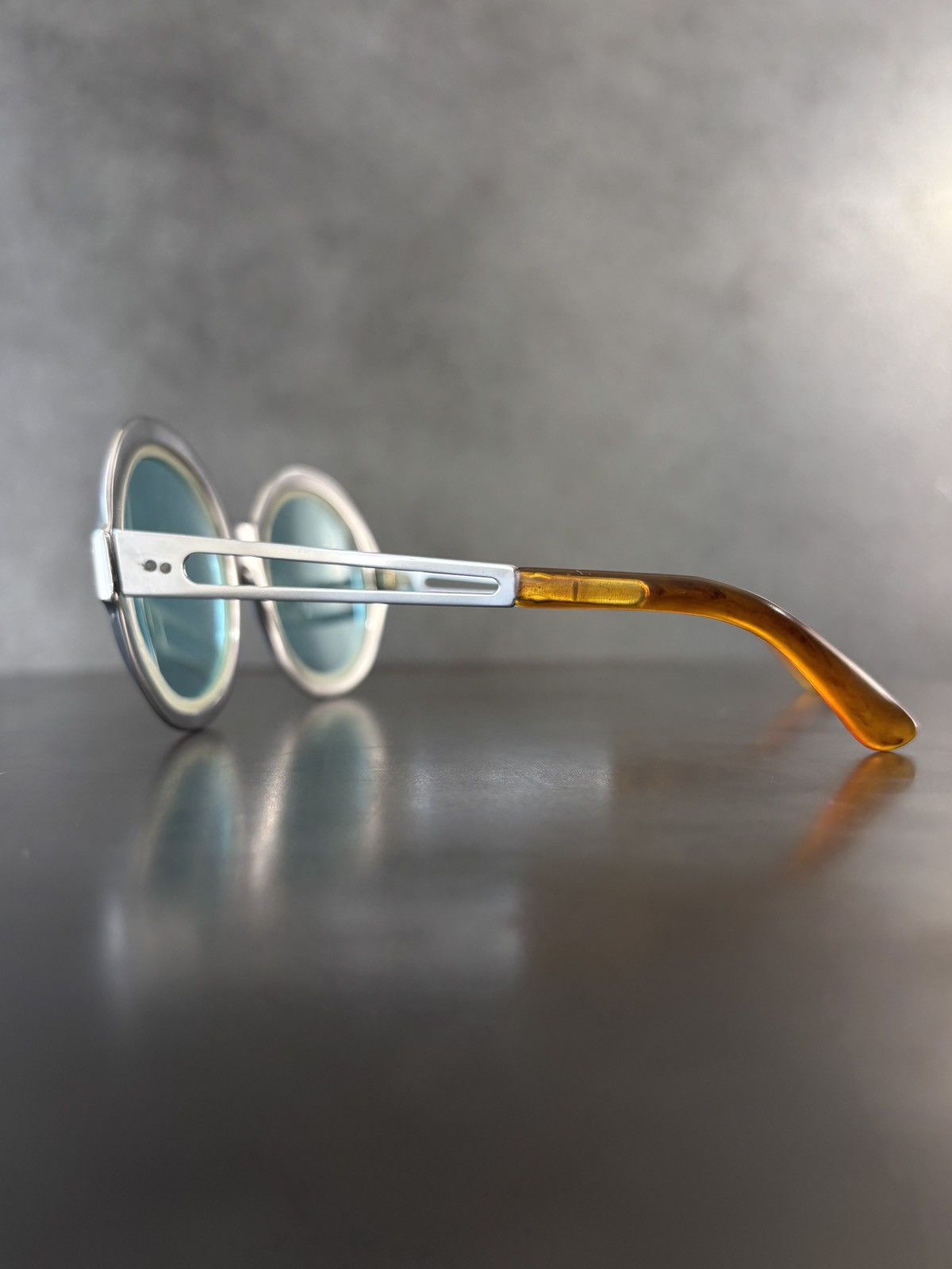 Vintage True Vintage Sunglasses Space Age Chrome Metal Oversized 60s Size ONE SIZE - 22 Thumbnail