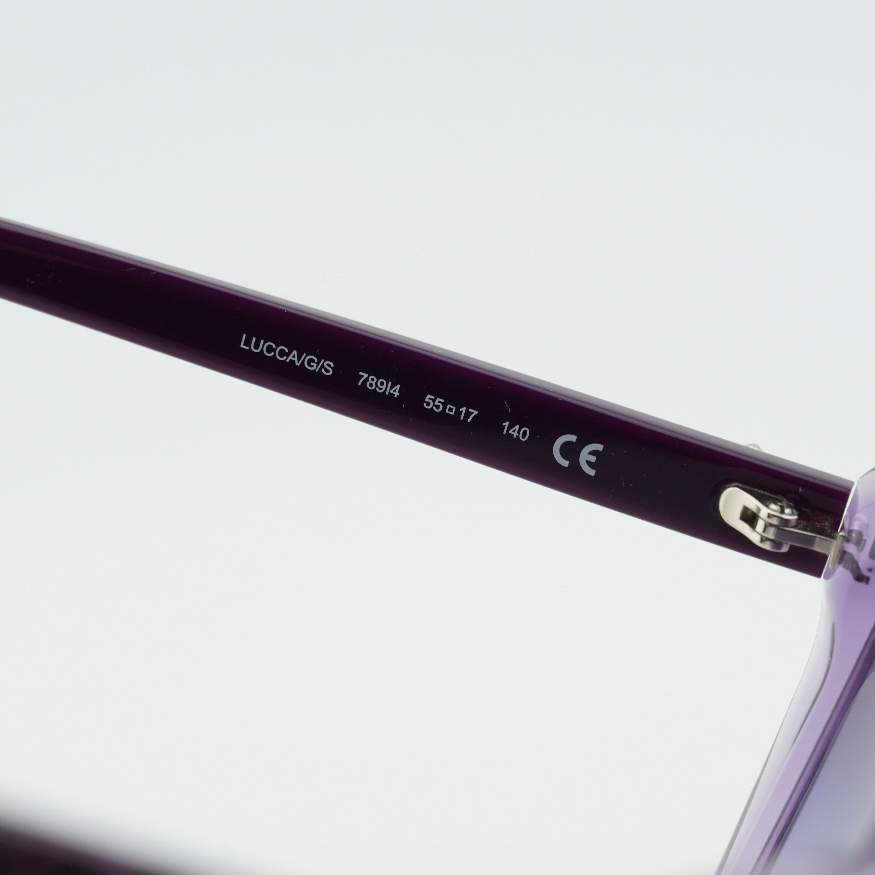 Kate Spade Kate Spade LUCCA/G/S 0789 I4 Sunglasses Lilac Cat Eye Frame Size ONE SIZE - 4 Thumbnail