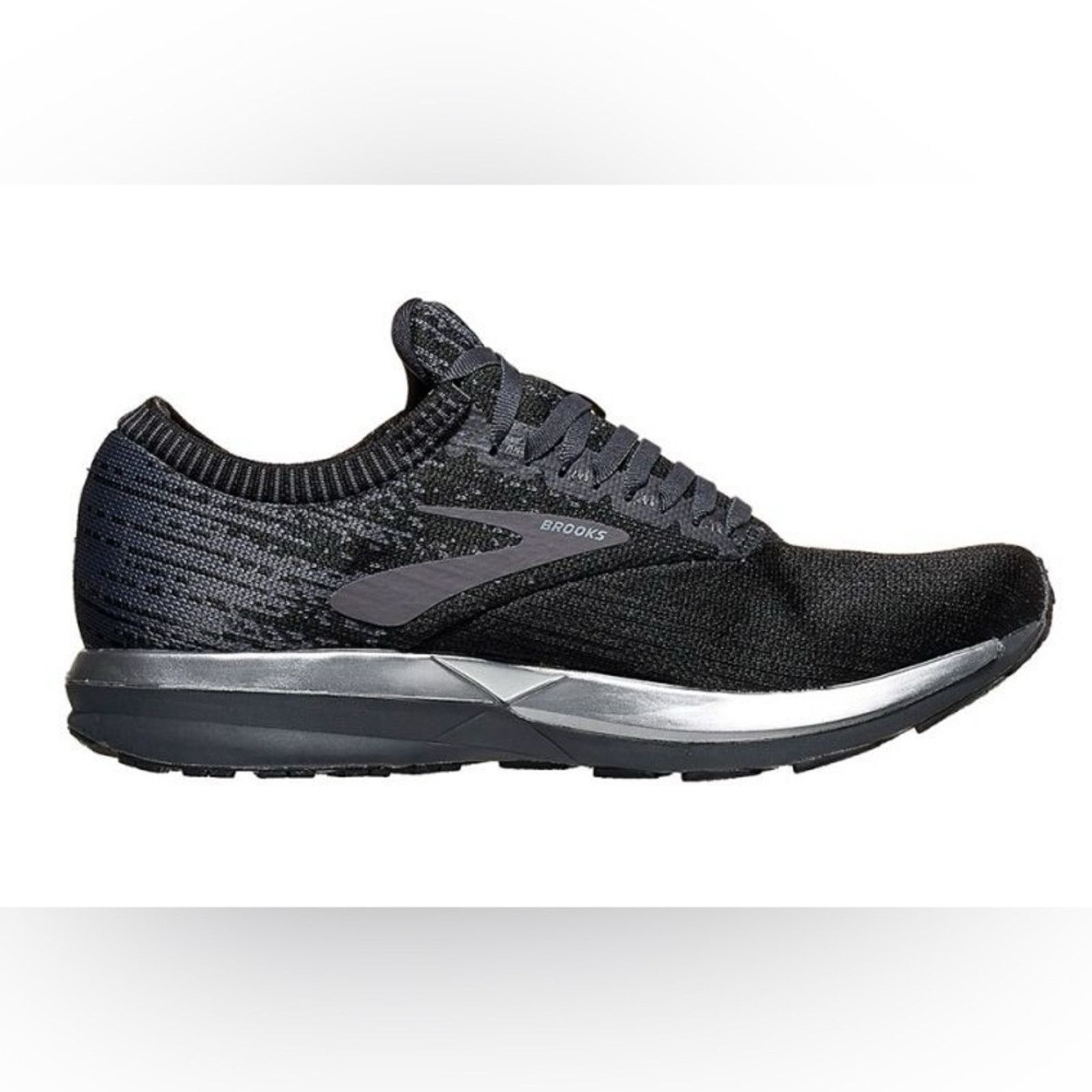 Brooks Brooks Men’s Ricochet Black Silver Running Shoes Size 11.5 Size US 11.5 / EU 44-45 - 1 Thumbnail
