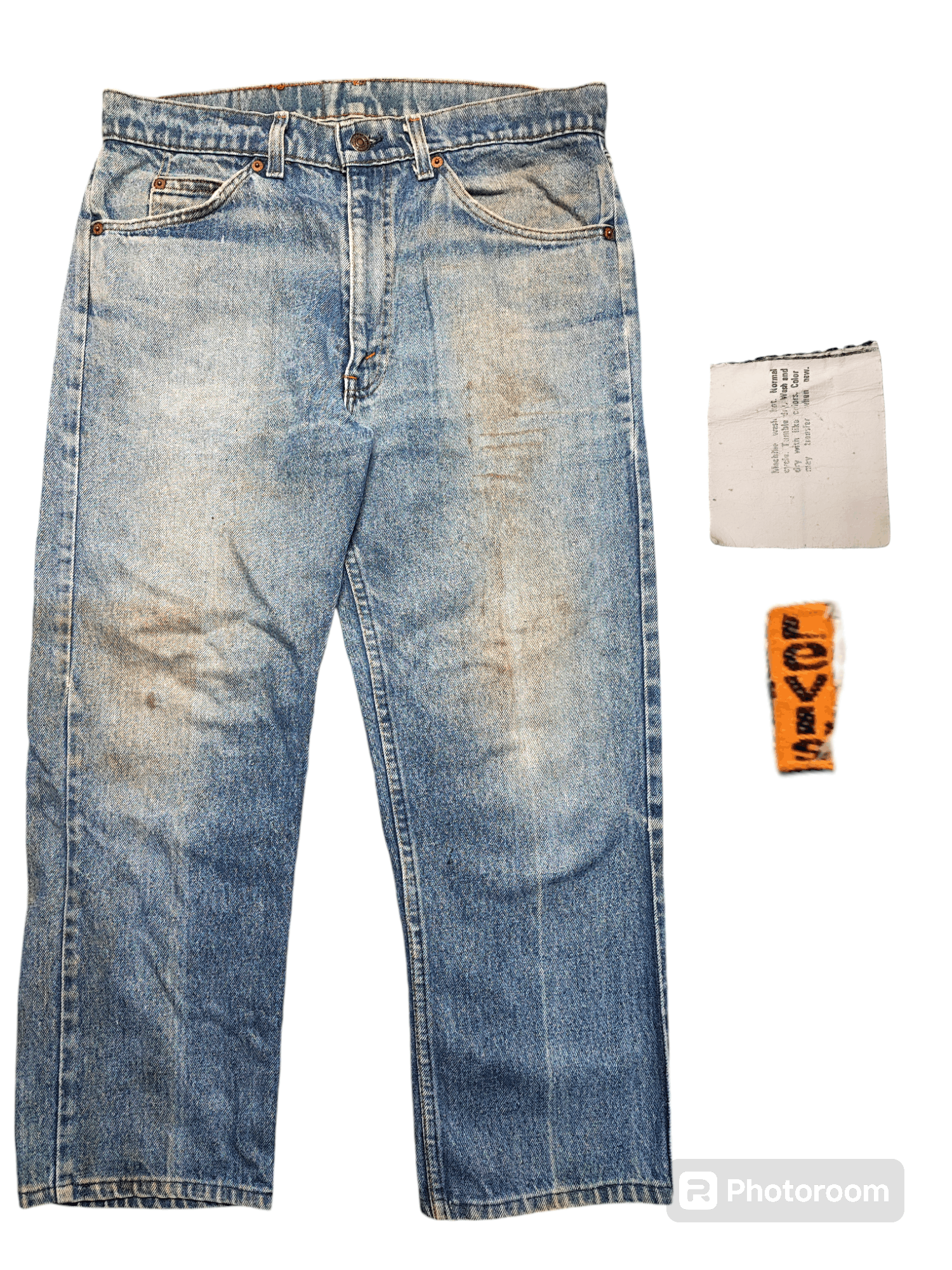 Jean 70s Vintage Levi’s Oren Tag Faded Jeans 32x34 Size US 32 / EU 48 - 1 Thumbnail