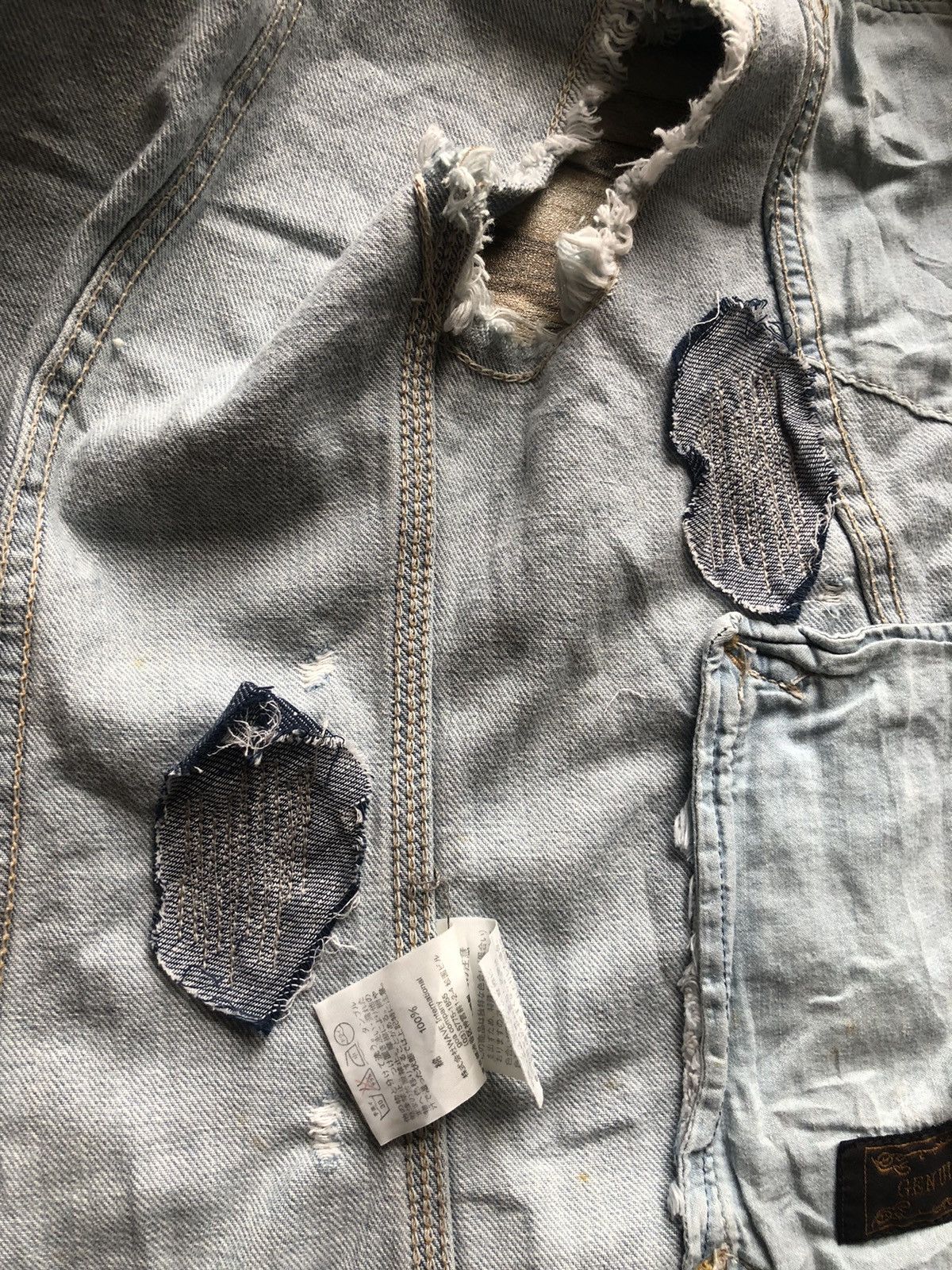 Le Grande Bleu (L.G.B.) 🇯🇵Goa Denim Selvedge sleveless Jacket Kapital Sid Vicious Size US M / EU 48-50 / 2 - 15 Thumbnail