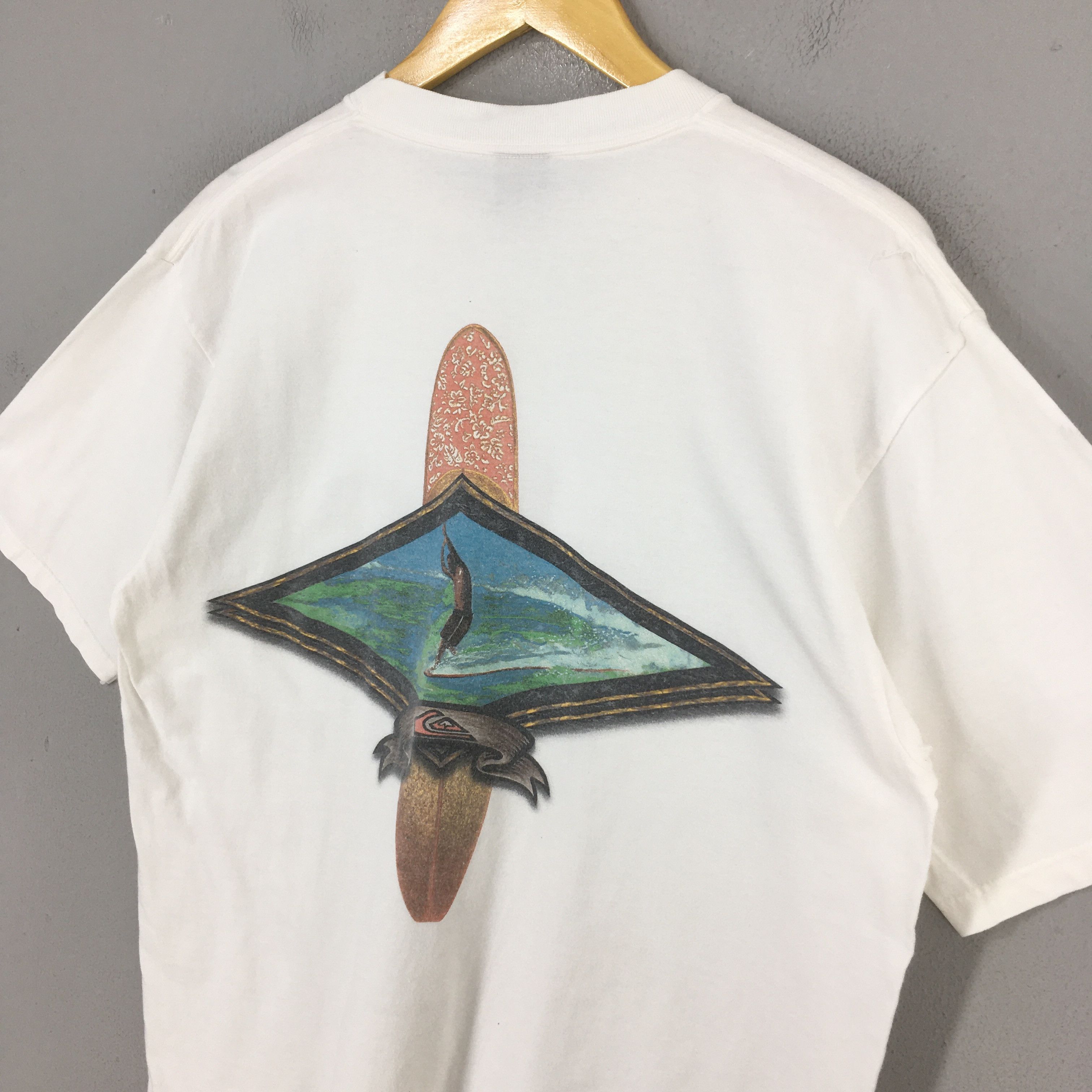 Quiksilver Vintage 90s Quiksilver Surfers Of Fortune T shirt M Size US M / EU 48-50 / 2 - 3 Thumbnail