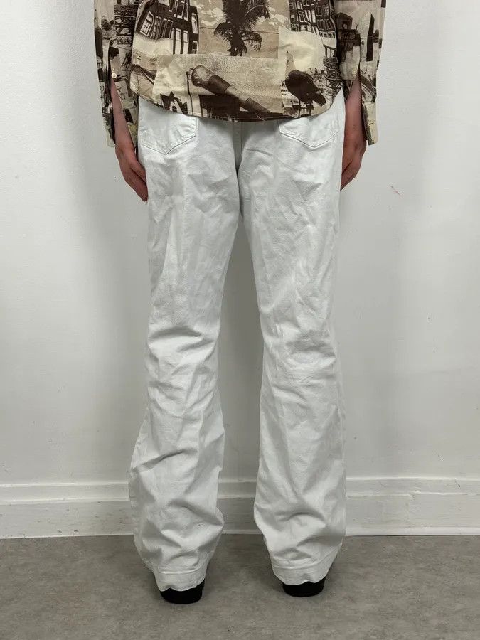 Roberto Cavalli 2000s Cavalli White Vertical Pants Size US 33 - 3 Thumbnail