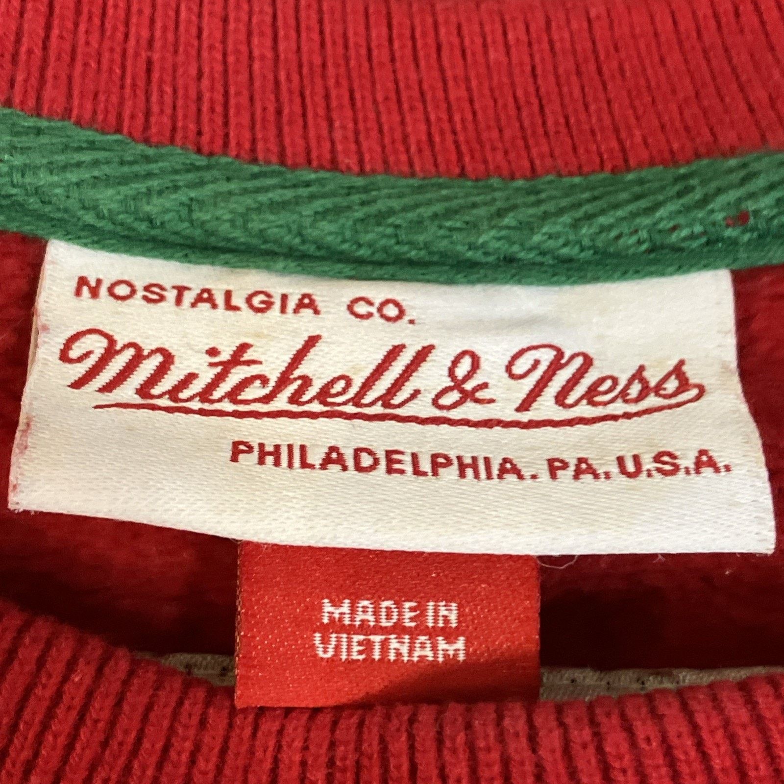 Mitchell & Ness Vtg Milwaukee Bucks Sweatshirt Mens 3XL Embroidered Crewneck Size US XXL / EU 58 / 5 - 3 Thumbnail