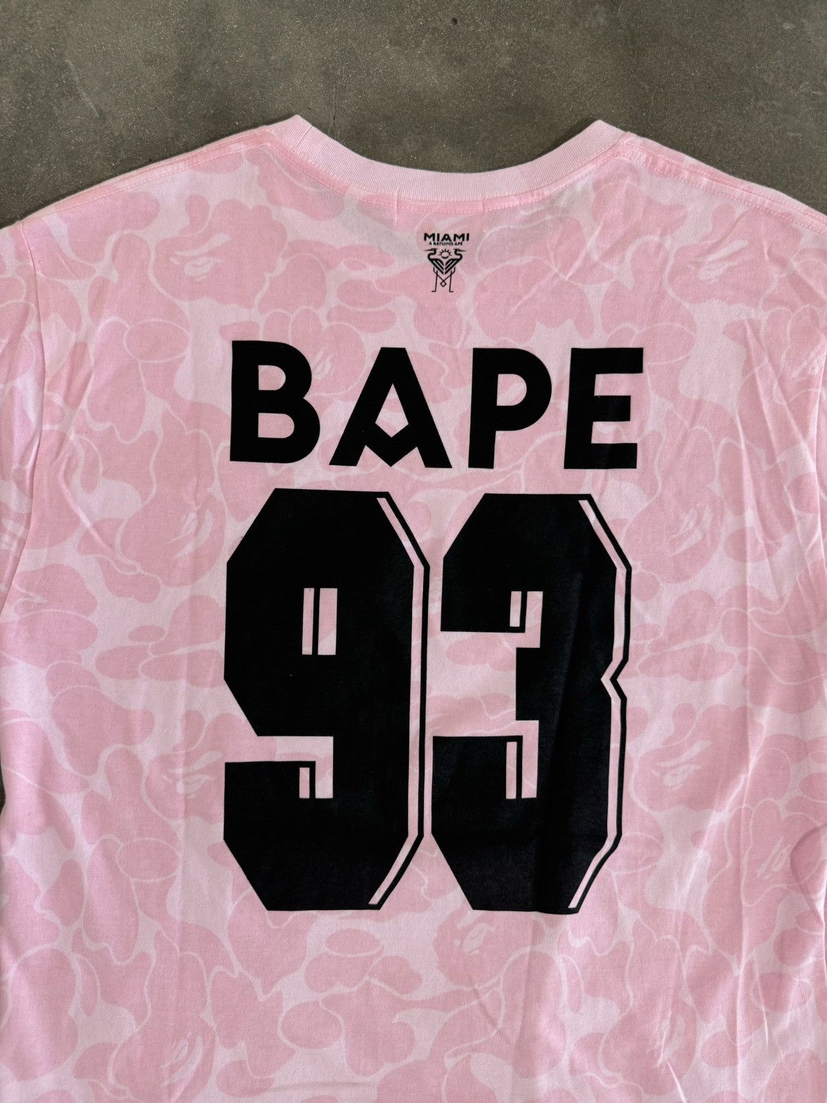 Bape Bape Inter Miami T-Shirt Size US XL / EU 56 / 4 - 5 Thumbnail