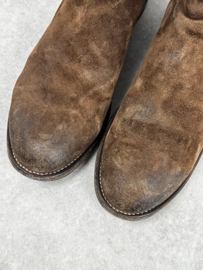 The Last Conspiracy The Last Conspiracy Brown Eroded Suede Chelsea Boots Size US 12 / EU 45 - 5 Thumbnail