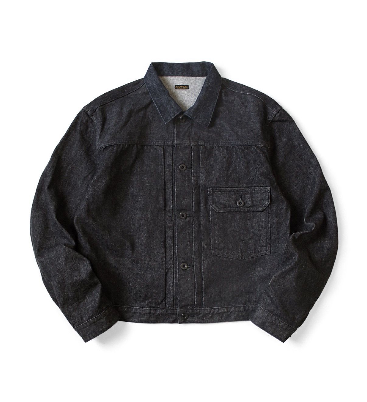 Kapital Kapital 14oz Black Denim 1ST Jacket SIZE 3 Size US L / EU 52-54 / 3 - 1 Thumbnail