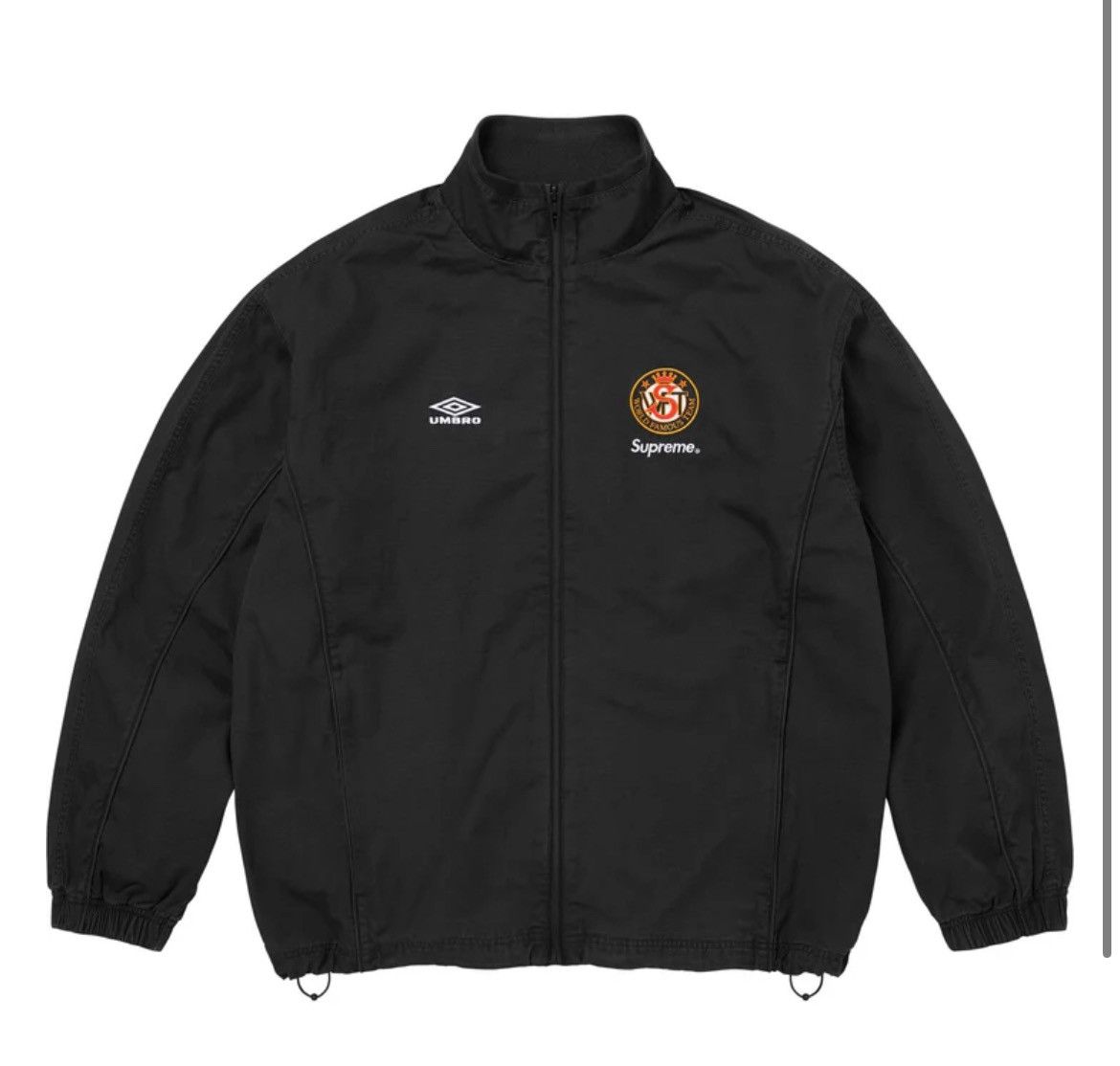 Supreme × Umbro Supreme Umbro Cotton Ripstop Track Jacket Black Size Large Size US L / EU 52-54 / 3 - 3 Thumbnail