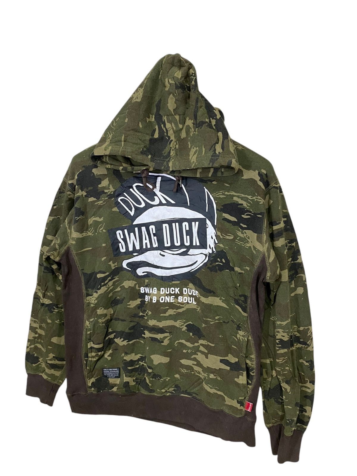 Edition Japan × Japanese Brand Swag duck dude by b one soul hoodie camo very rare Size US L / EU 52-54 / 3 - 3 Thumbnail