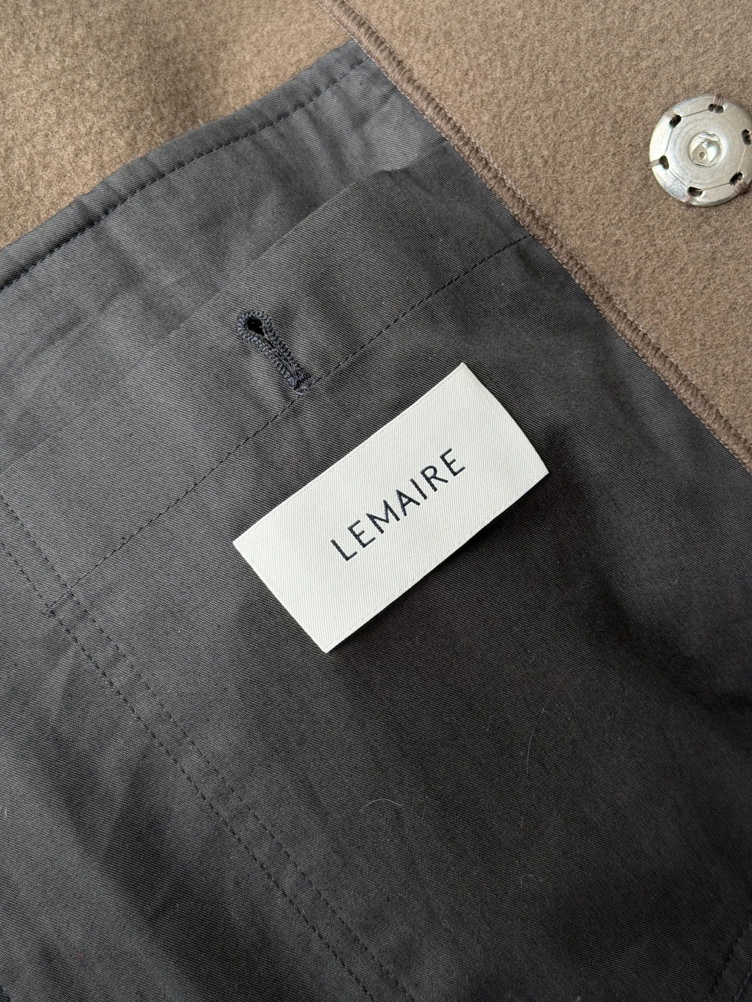 Lemaire Lemaire Squirrel Wool Duffle Coat Size US XL / EU 56 / 4 - 10 Thumbnail