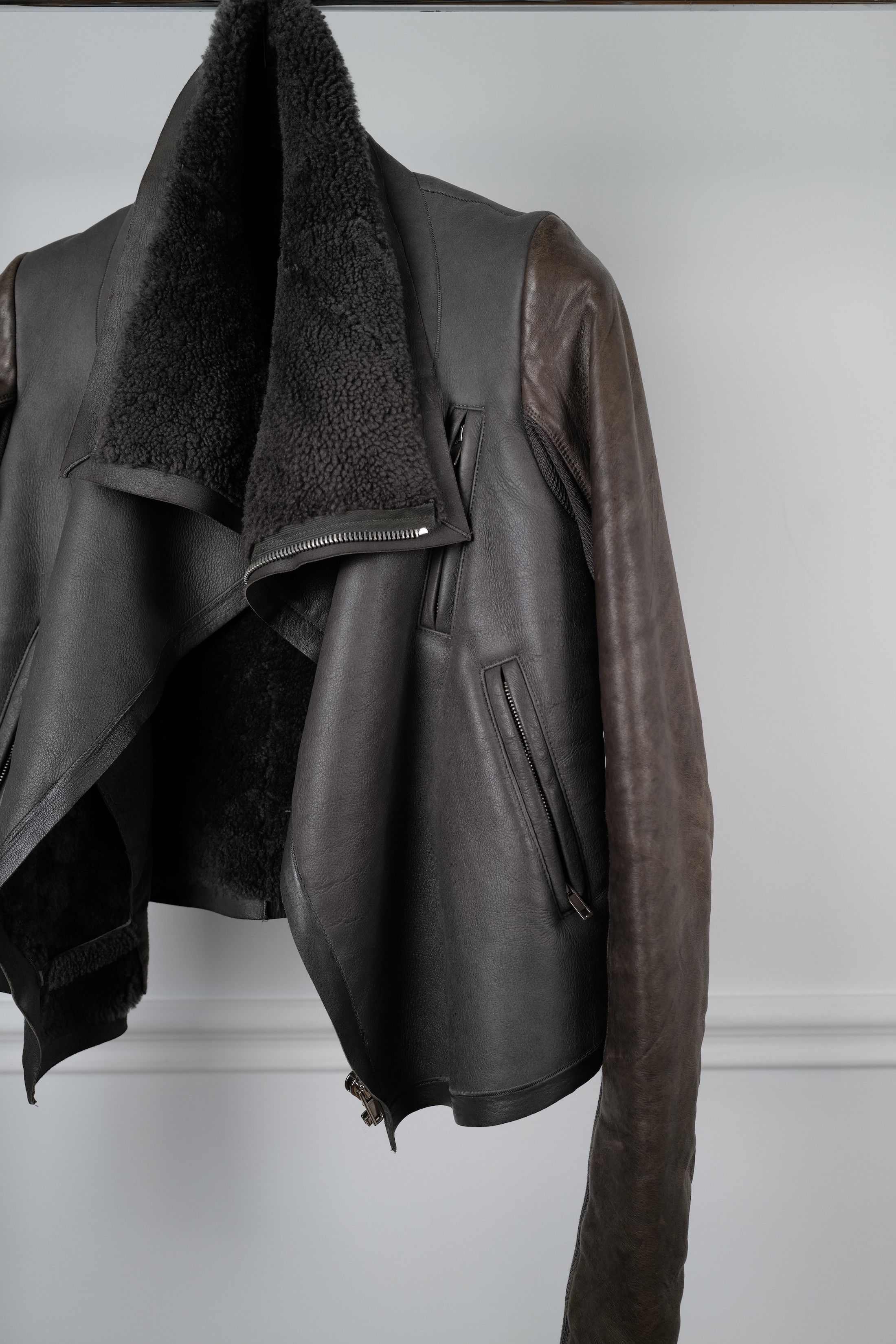Rick Owens rick owens shearing leather jacket Size M / US 6-8 / IT 42-44 - 15 Thumbnail