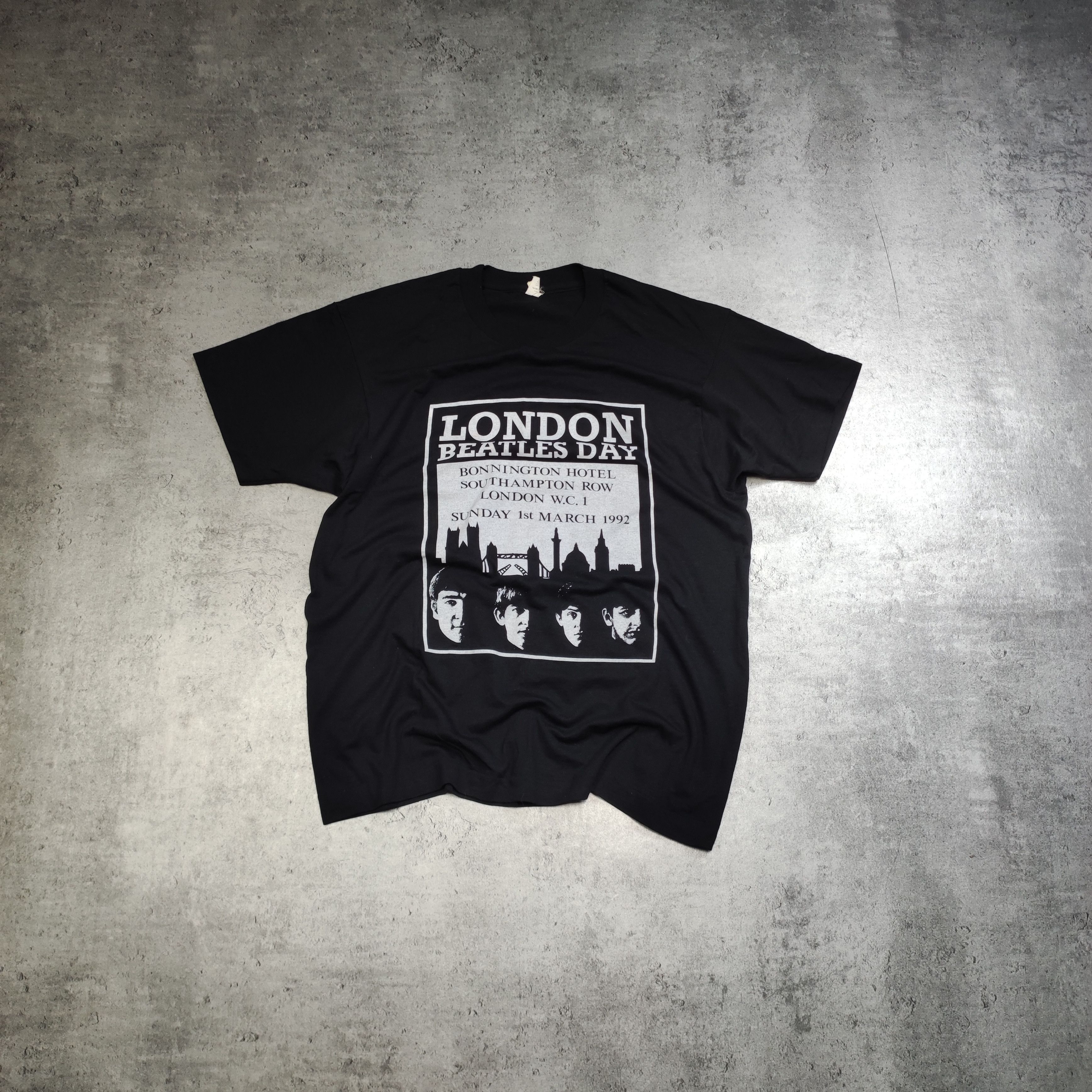 Band Tees × Vintage RARE Vintage OG 1992 The Beatles Day London Merch Tee Size US L / EU 52-54 / 3 - 1 Thumbnail