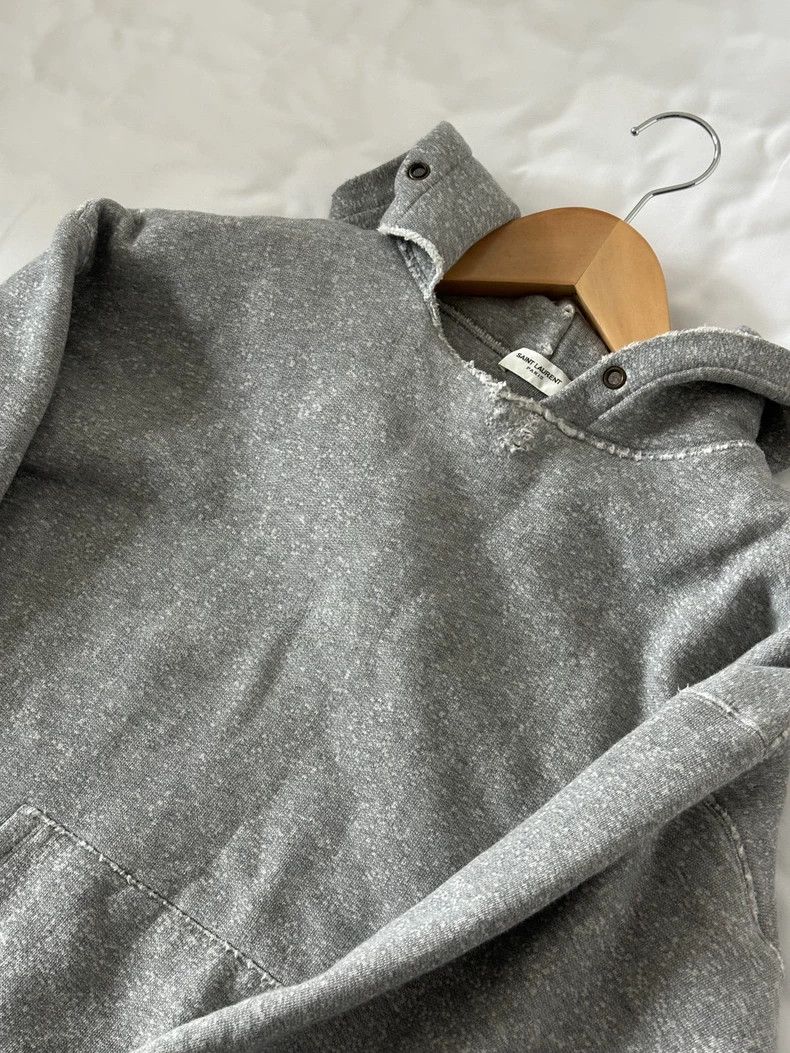 Saint Laurent Paris Saint Laurent Paris The whole body makes the old hoodie Size US L / EU 52-54 / 3 - 2 Thumbnail