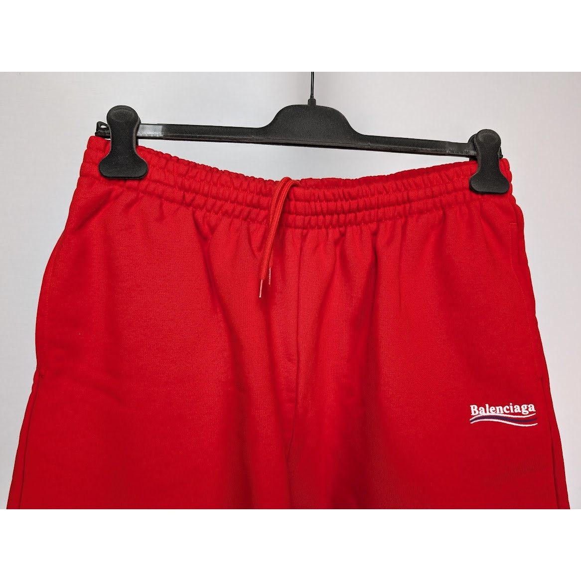 Balenciaga o1rshd1 Sweat Shorts in Bright Red Size US 32 / EU 48 - 6 Thumbnail