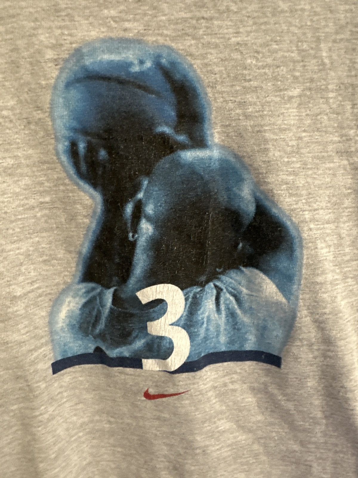 NBA × Nike × Vintage Nike x Vintage x Stephon Marbury Grey T Shirt Size US M / EU 48-50 / 2 - 3 Thumbnail