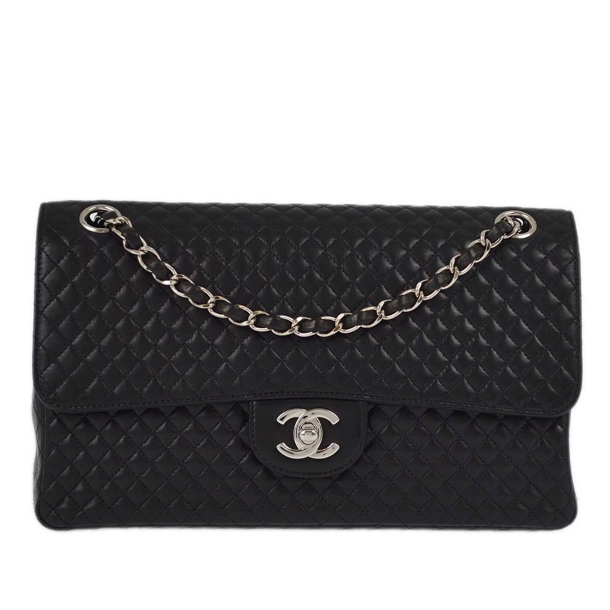 Chanel Vintage Classic Single Flap Bag Micro Quilted Lambskin
