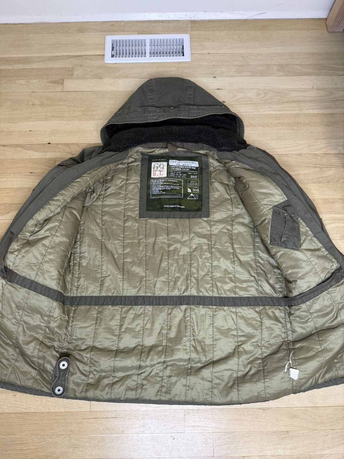 Gap Vintage Gap Cold Weather Military Parka Helmut Lang Green Size US L / EU 52-54 / 3 - 6 Thumbnail
