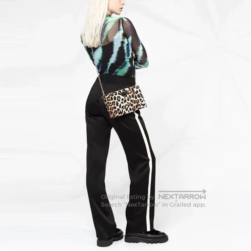 Moncler Moncler Black White Striped Pants. Size 39" - 3 Thumbnail