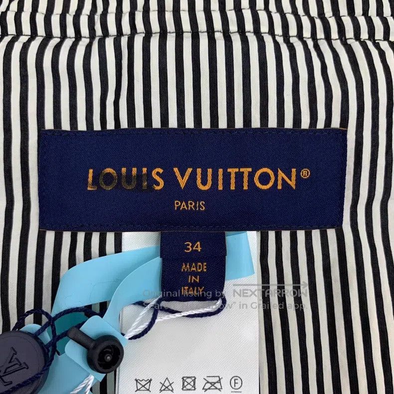 Louis Vuitton Louis Vuitton 24 Carrier Grey Vertical Stripe Cotton Hoode Size XXS / US 00 / IT 34 - 5 Thumbnail