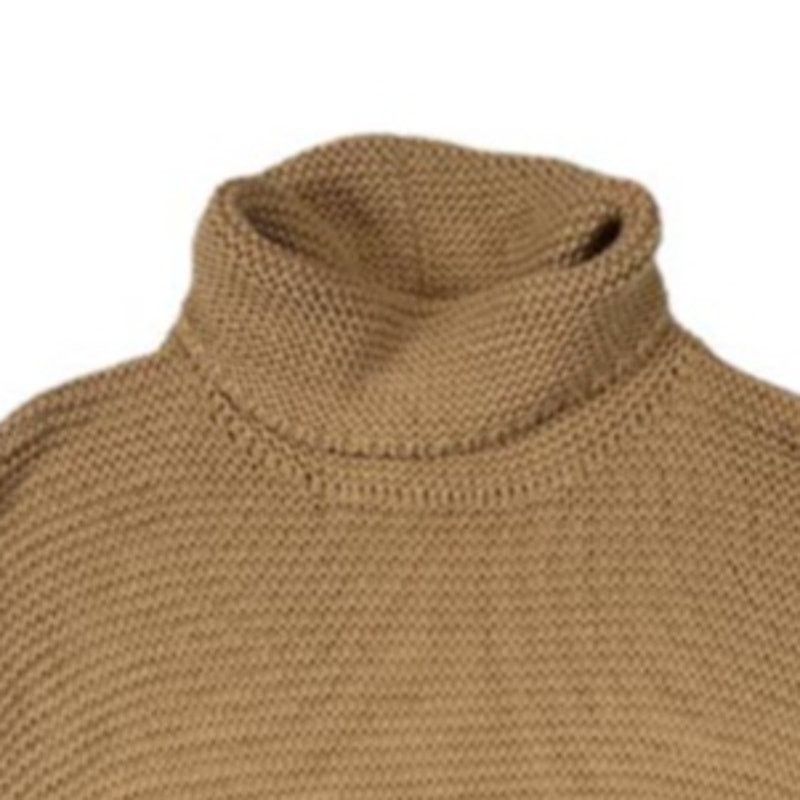 Lands' End Lands' End Brown/Tan Sweater | Size L Size L / US 10 / IT 46 - 3 Thumbnail