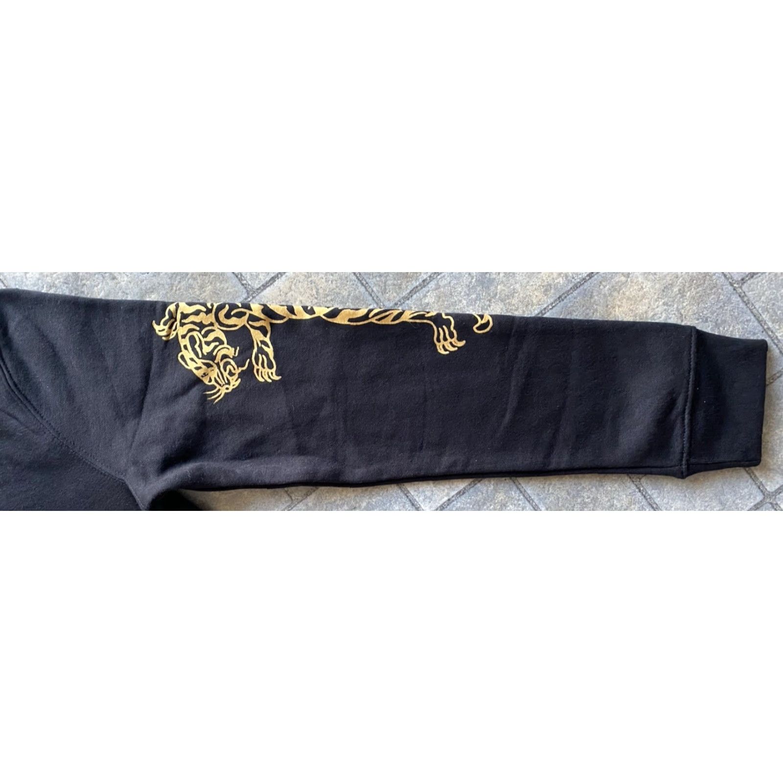 Ed Hardy Ed Hardy Hoodie Womens XL Tiger Y2K Black Cropped Zip Up Roses Tattoo Graphic Print Pockets Full Zip Size XL / US 12-14 / IT 48-50 - 7 Thumbnail