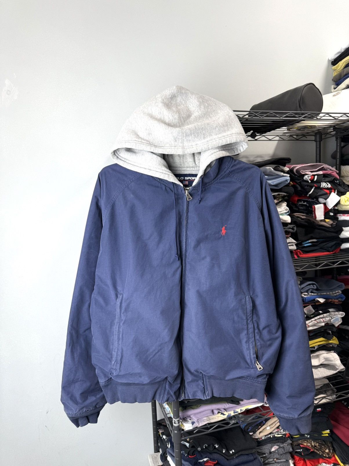 Polo Ralph Lauren Vintage Polo Sport Ralph Lauren Jacket Hoodie Size US L / EU 52-54 / 3 - 1 Thumbnail