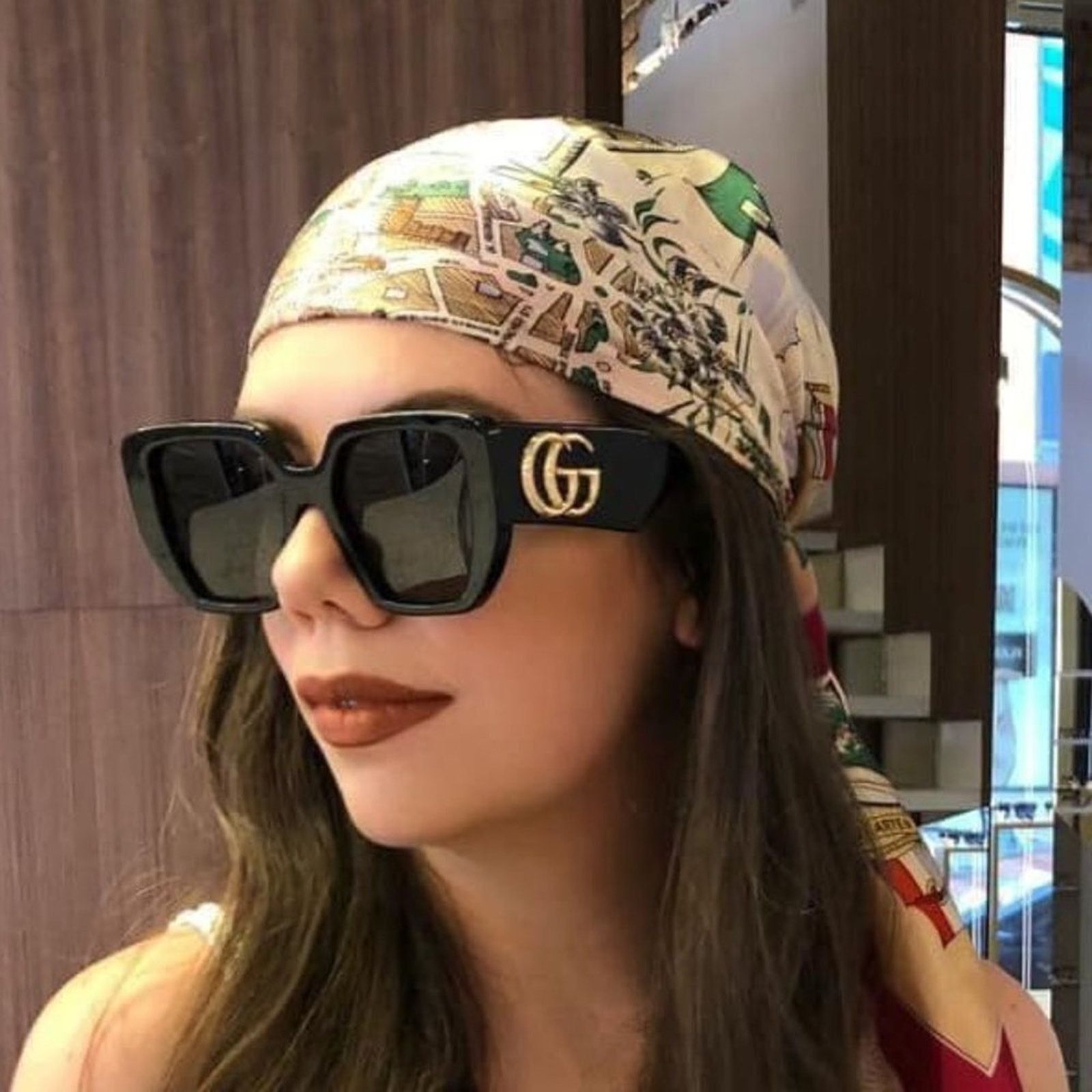 Gucci Gucci NWT Gucci GG0956s-003 Oversized(GG0956S-003-54) Size ONE SIZE - 5 Thumbnail