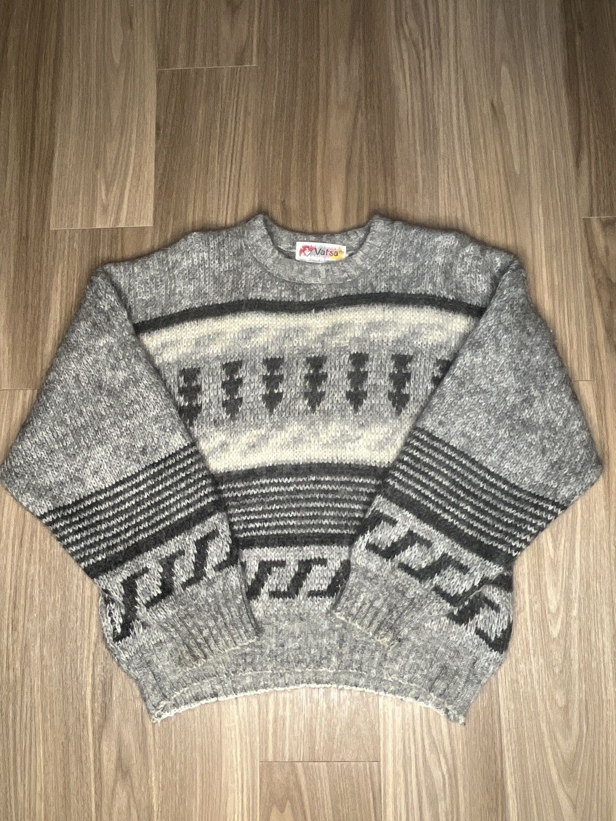 Other Handmade Wool Sweater – Vintage Nordic Knit Size US M / EU 48-50 / 2 - 1 Thumbnail