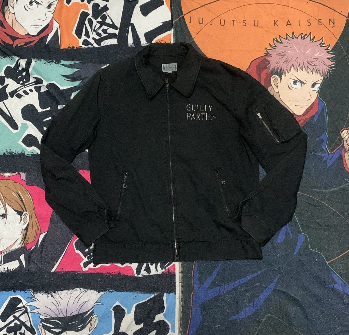 If Six Was Nine × Japanese Brand × Wacko Maria Vintage work bomber jacket wacko maria guilty parties Size US M / EU 48-50 / 2 - 2 Thumbnail