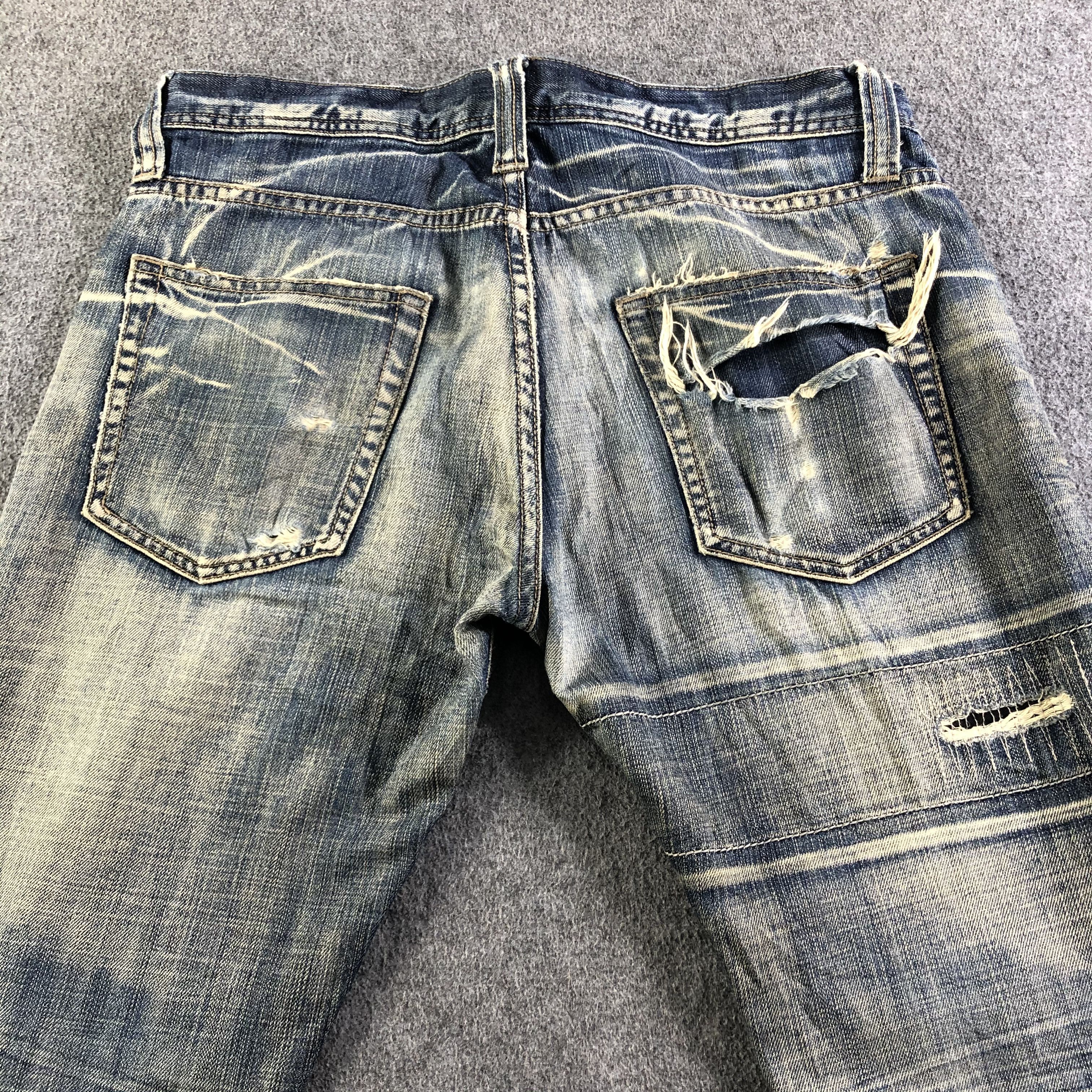 Japanese Brand Vintage Heritage Stone Jeans-J3861 Size US 34 / EU 50 - 4 Thumbnail