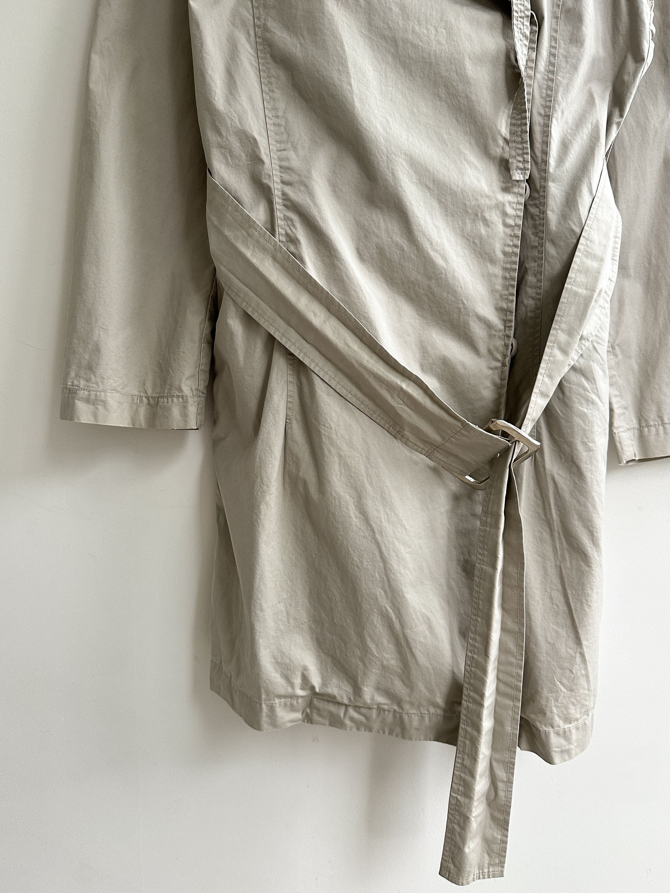 Armani Armani Jeans Beige Trench Coat Jacket Size M / US 6-8 / IT 42-44 - 5 Thumbnail