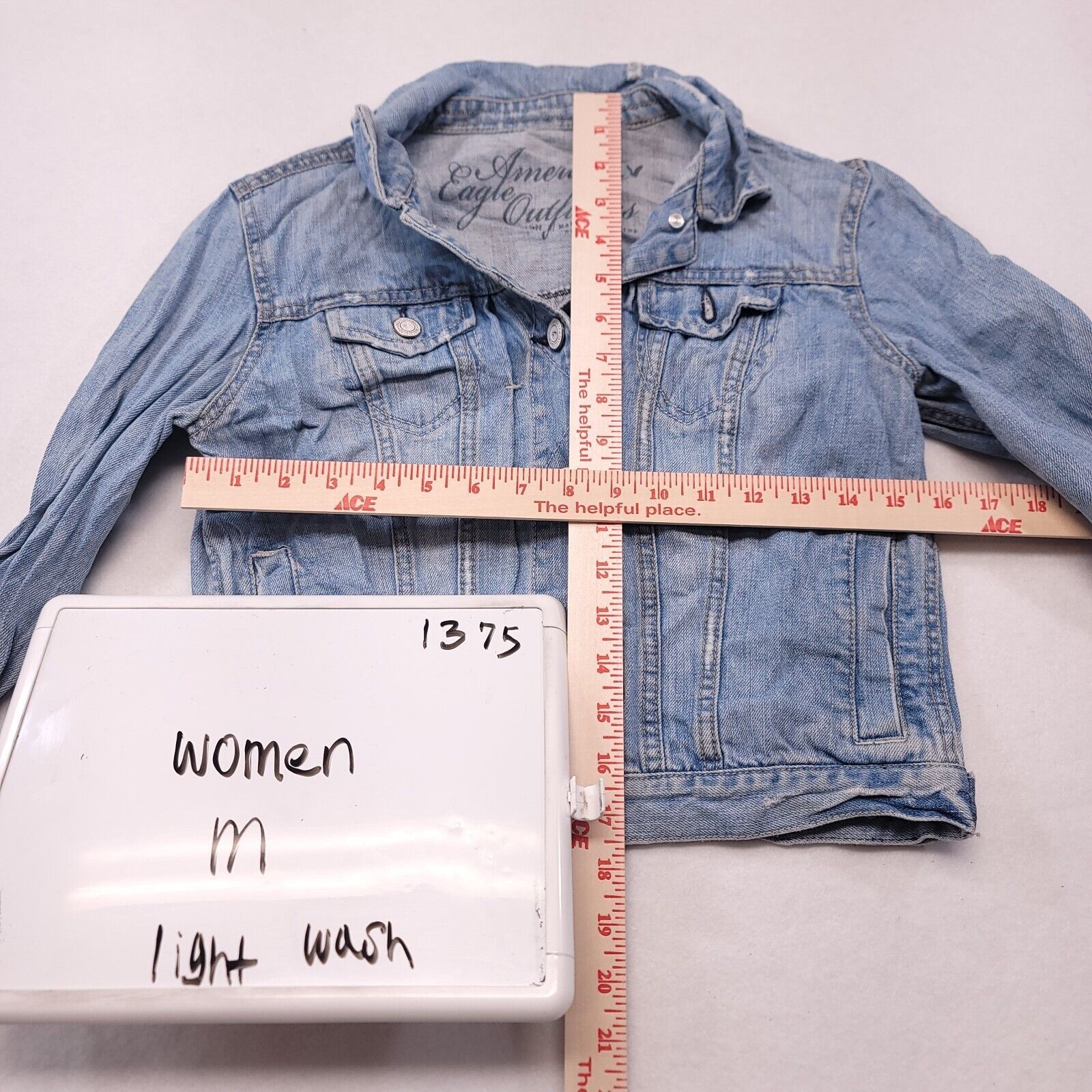 American Eagle Outfitters American Eagle Button Up Denim Jacket Womens Size M Blue Size M / US 6-8 / IT 42-44 - 5 Thumbnail