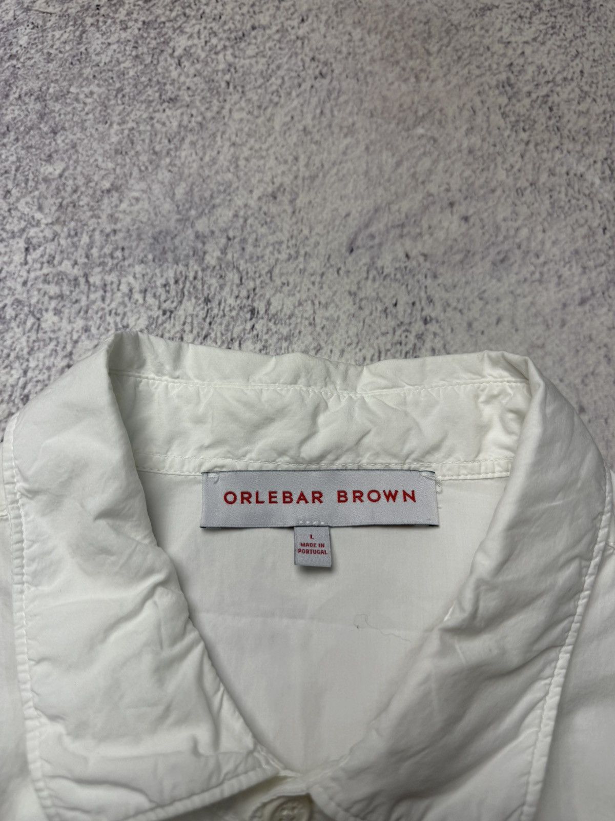 Orlebar Brown Orlebar Brown White Shirt Old Money Size US L / EU 52-54 / 3 - 11 Thumbnail