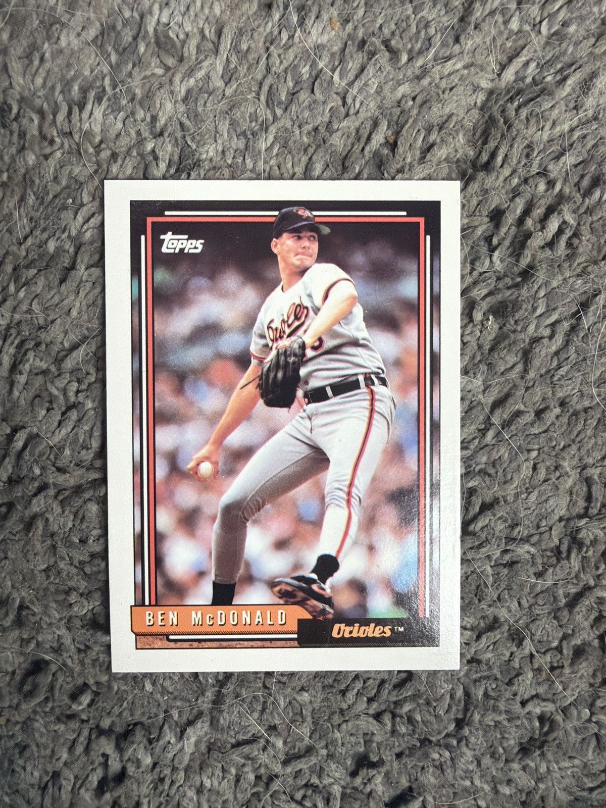 MLB 1992 Topps #540 Ben McDonald Card Size ONE SIZE - 1 Thumbnail