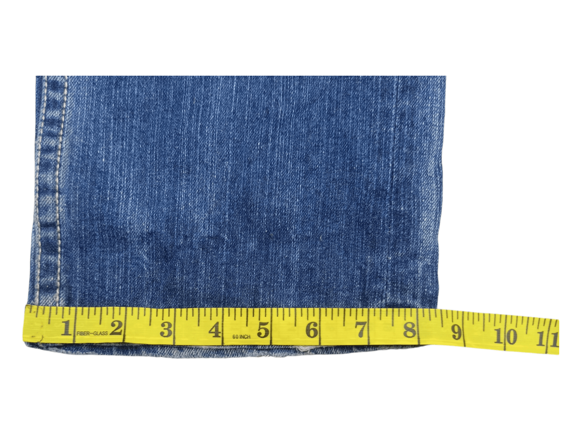 Japanese Brand BUZZSPUNKY Big Blowout Patched Distressed Flare Jeans Size US 29 - 21 Thumbnail