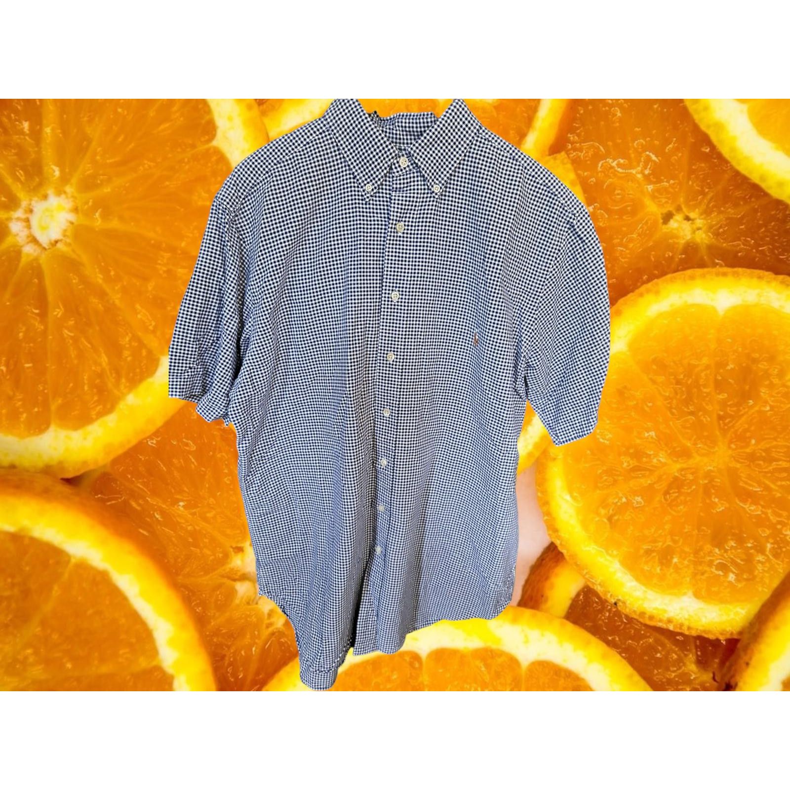 Ralph Lauren Ralph Lauren Blue and White Check Classic Fit Button Down Sh Size US L / EU 52-54 / 3 - 1 Thumbnail
