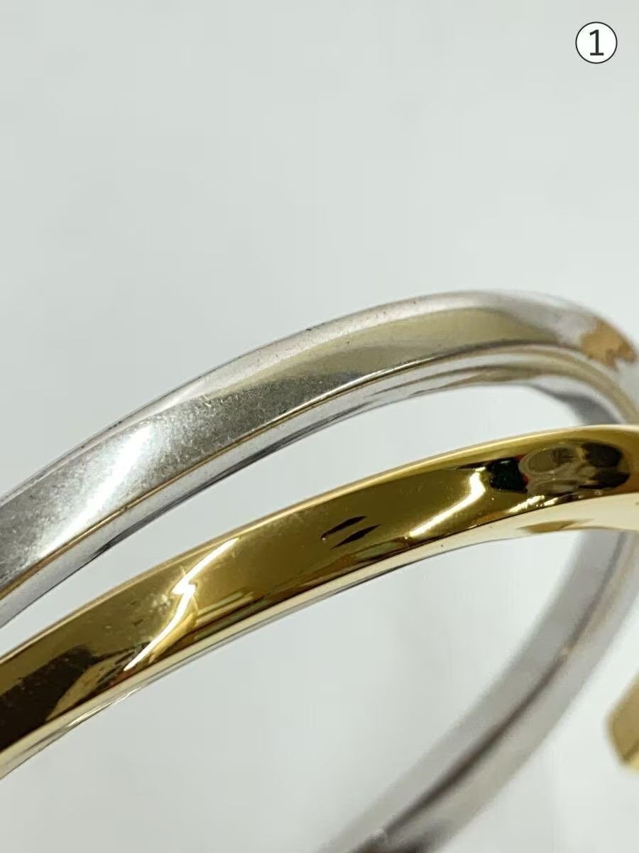 Acne Studios Double Band Bangle Bracelet Size ONE SIZE - 5 Thumbnail