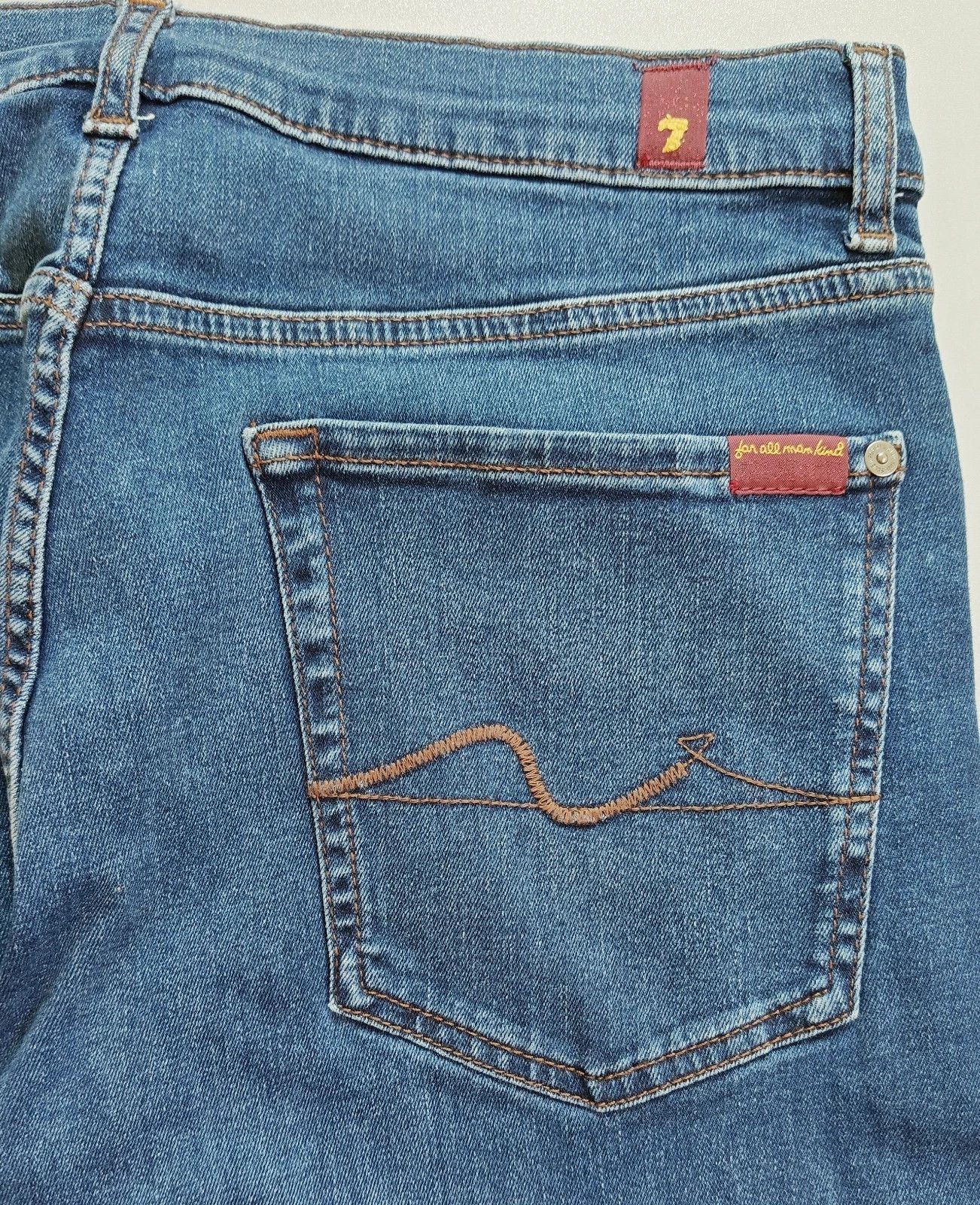 7 For All Mankind 7 For All ManKind The Straight Dayton Jeans T / 6047 Size US 33 - 10 Thumbnail