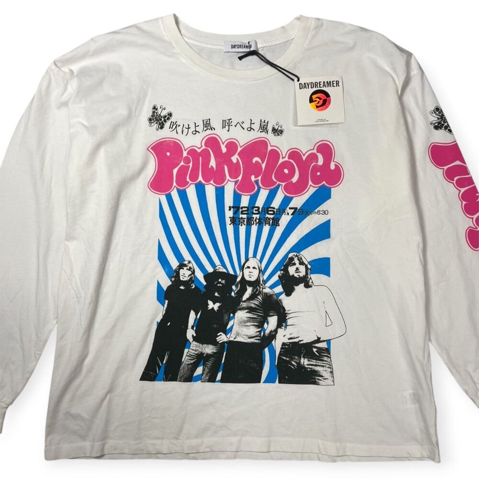 Daydreamer Daydreamer Pink Floyd Spiral Long Sleeve Tee White L Size US L / EU 52-54 / 3 - 6 Thumbnail