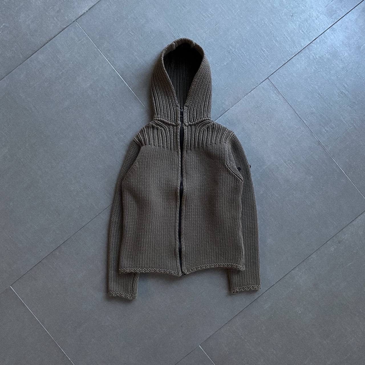 Stone Island AW01 Stone Island Knit Zip Hoodie Vintage | Grailed