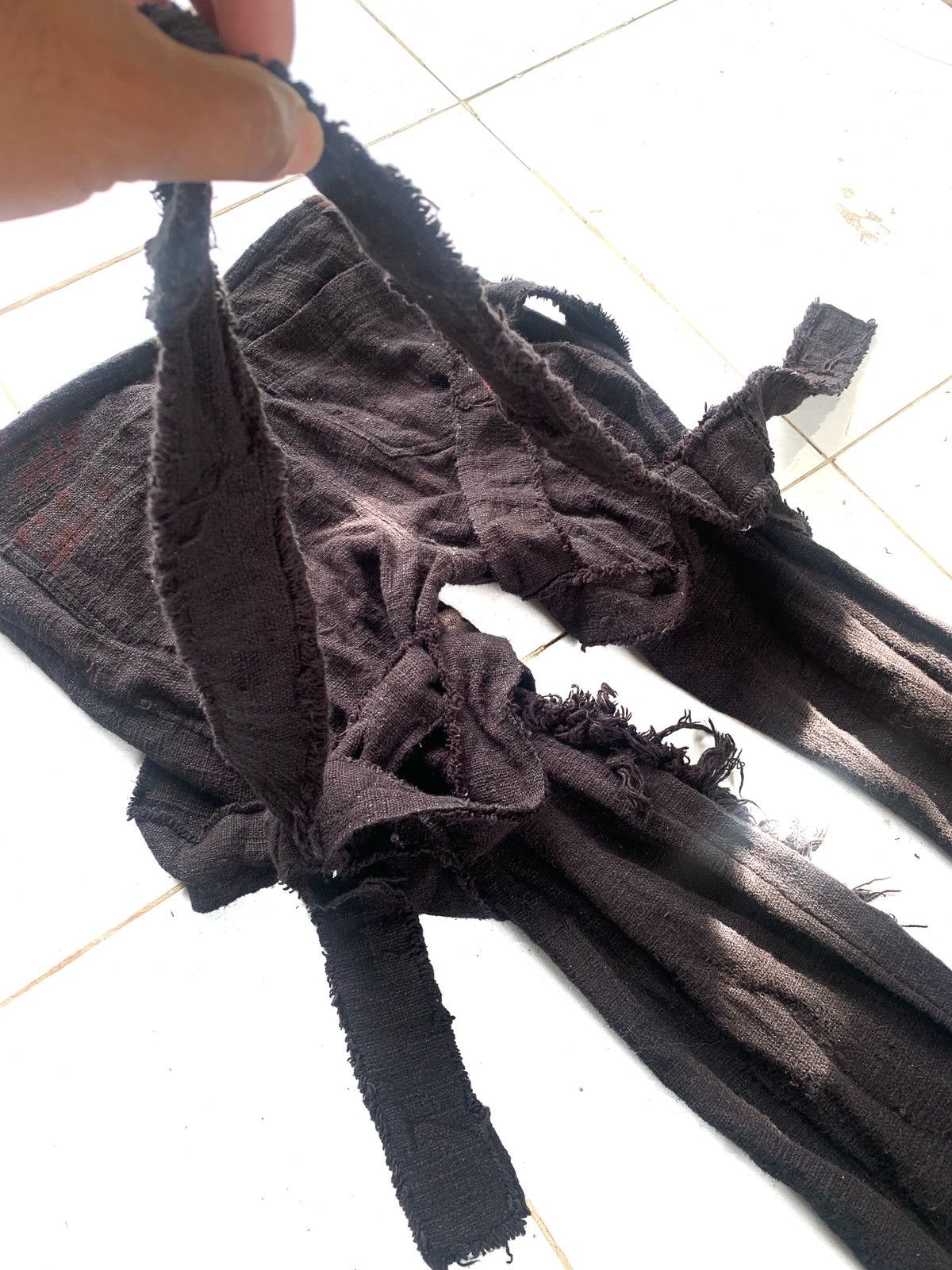 Seditionaries × Vintage Remake Distressed Flare Pants .. Size 29" - 7 Thumbnail