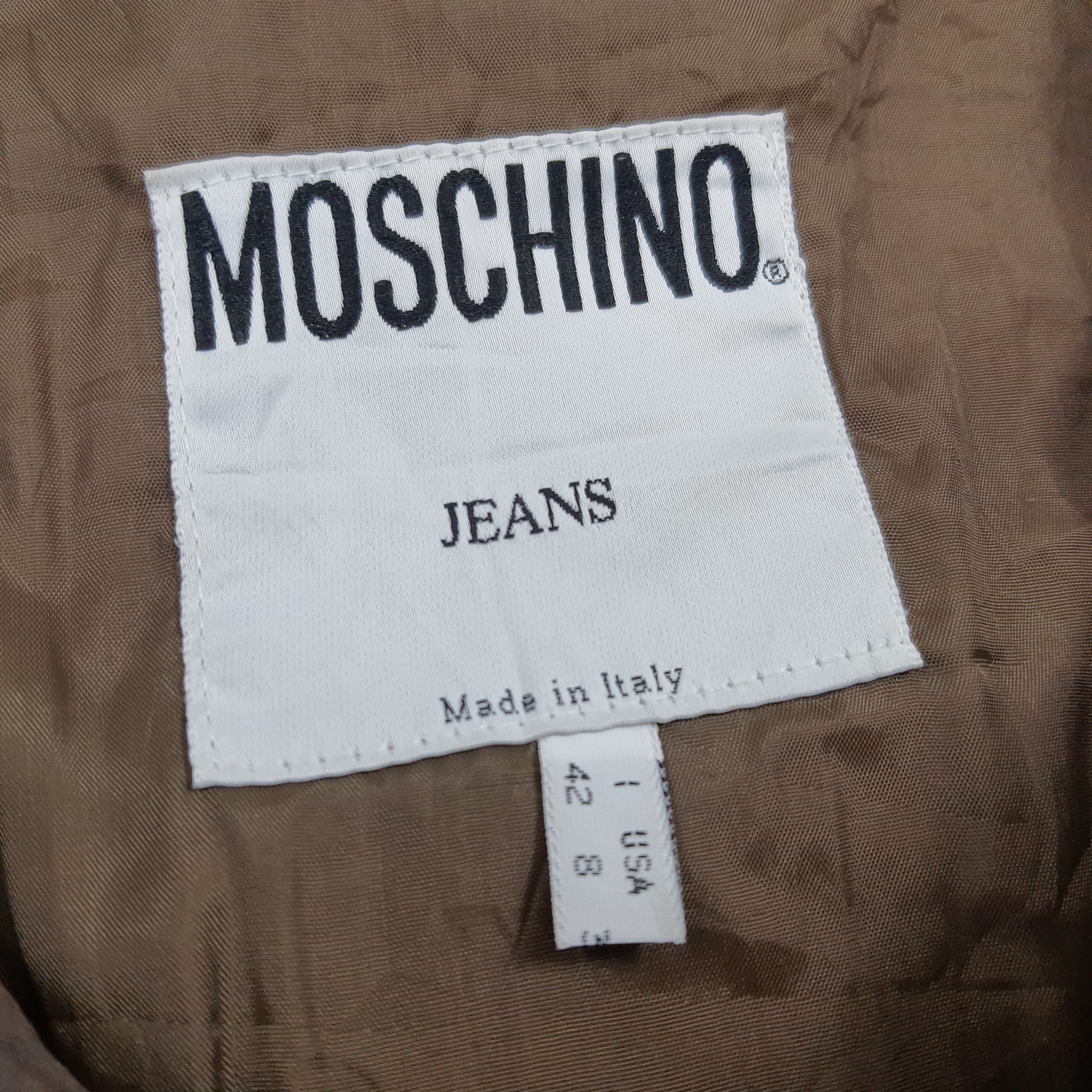 Moschino × Vintage Vintage MOSCHINO Jeans Designer Jacket Size US M / EU 48-50 / 2 - 4 Thumbnail