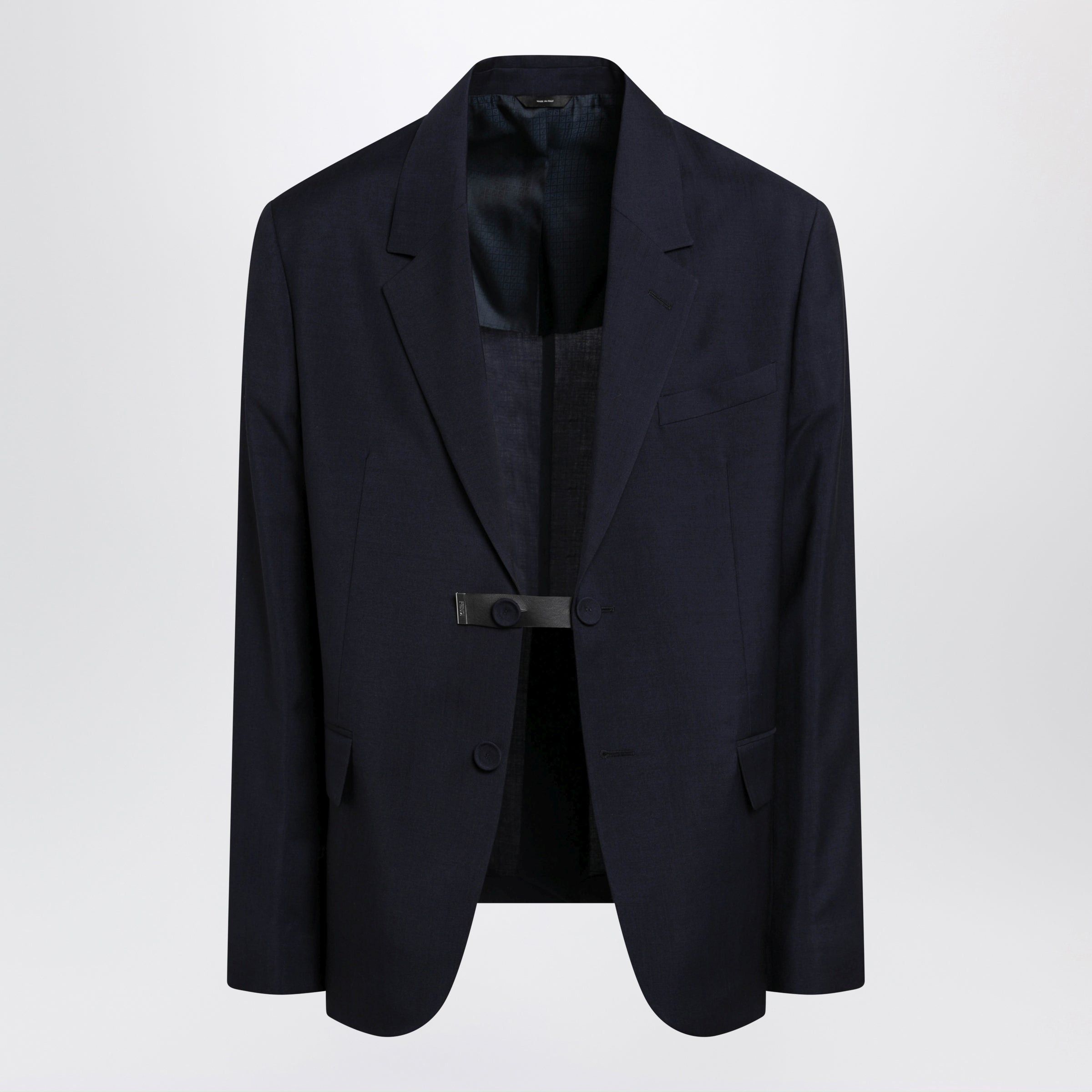 Fendi Fendi Dark Blue Wool Jacket Size US L / EU 52-54 / 3 - 1 Thumbnail